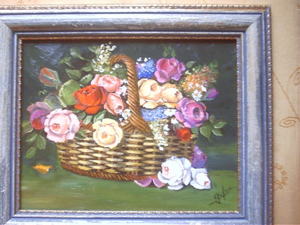Cesta con Rosas