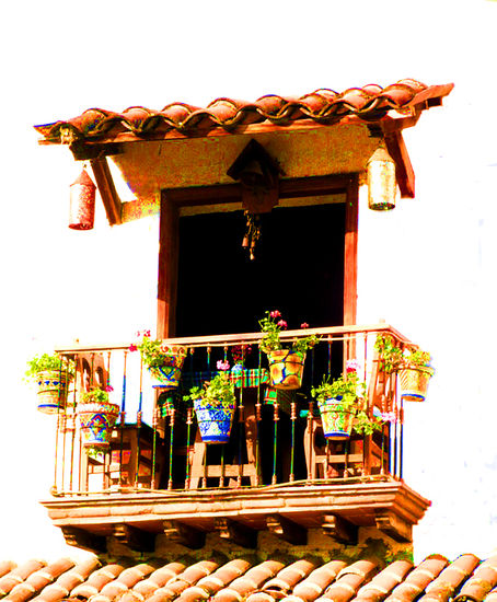 Balcón de herrería en Taxco 