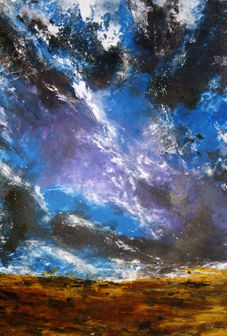 Cielo nº1 Oil Panel Landscaping