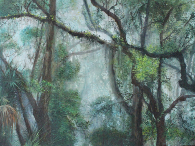 BOSQUE HÚMEDO Oil Canvas Landscaping