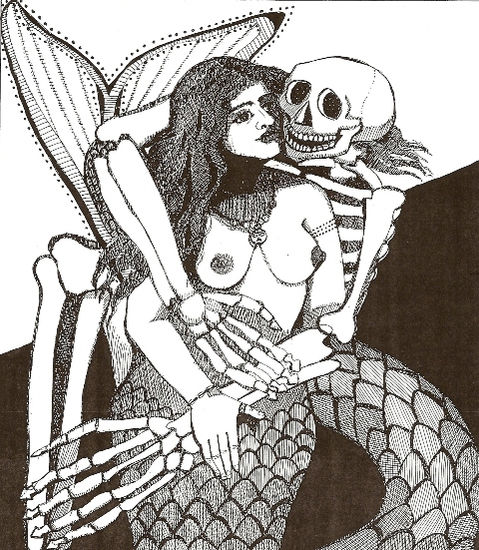 ROMANCING THE MERMAID, 2007 Ink