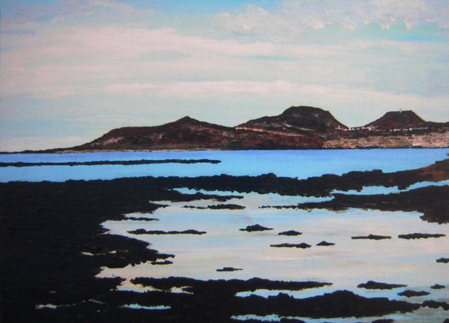 Playa de Las Canteras Oil Canvas Landscaping