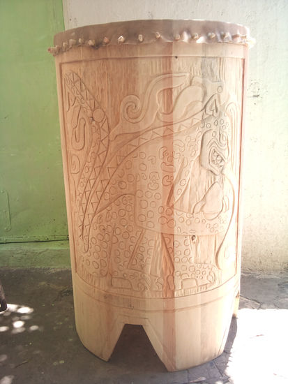 panhuehuetl Carving Figurative