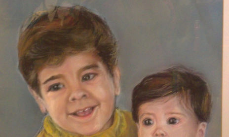 Retratos a pastel