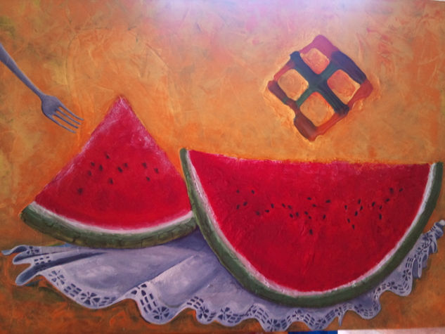 Sabor Figurativo II Acrylic Canvas Still Life Paintings