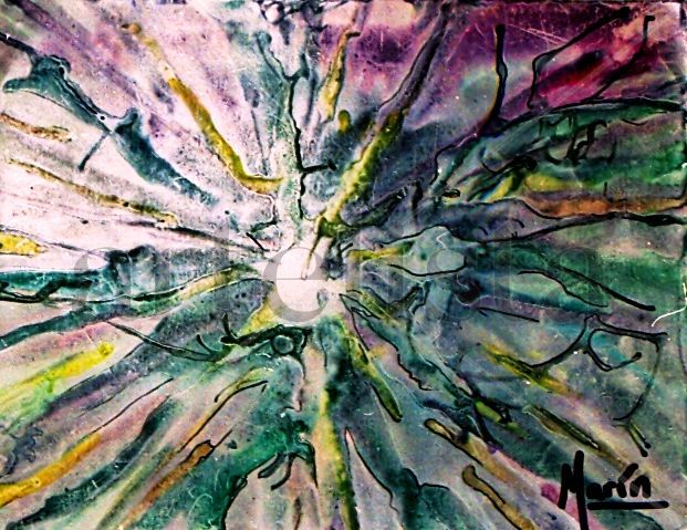 Clasical explode Watercolour Card Others