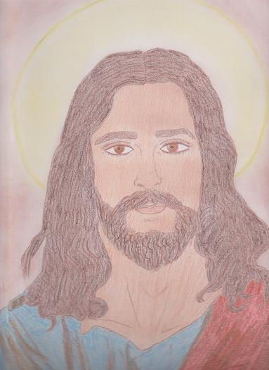 Prince of Peace Pastel Papel Retrato