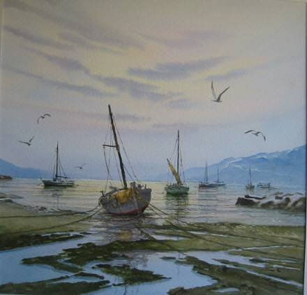 marina Watercolour Paper Marine Painting