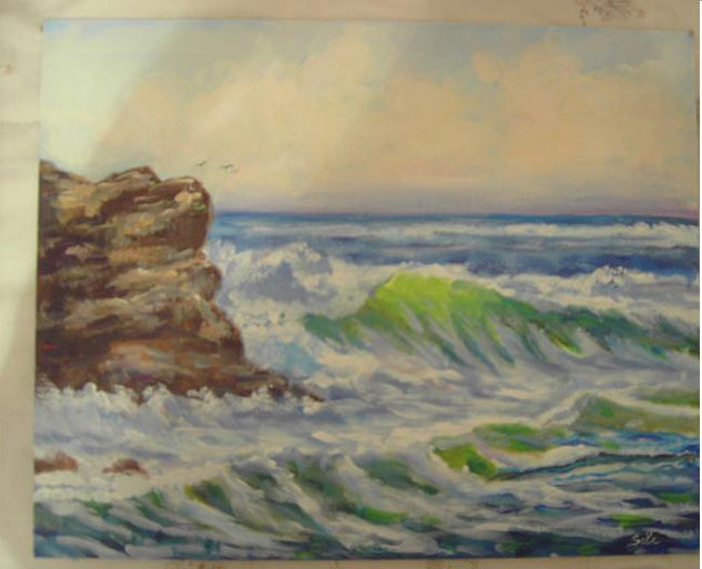 Seaway Acrylic Panel Marine Painting