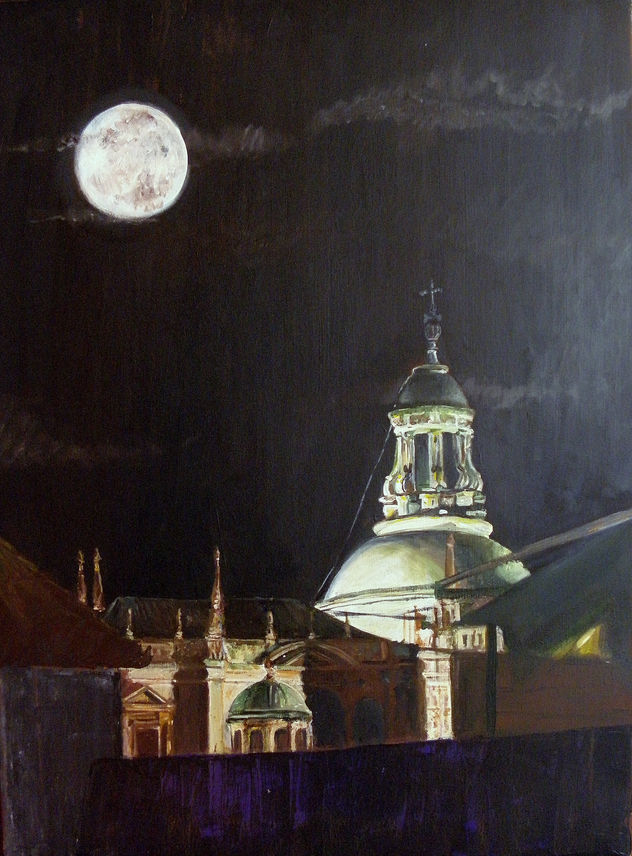 Nocturno desde el estudio.