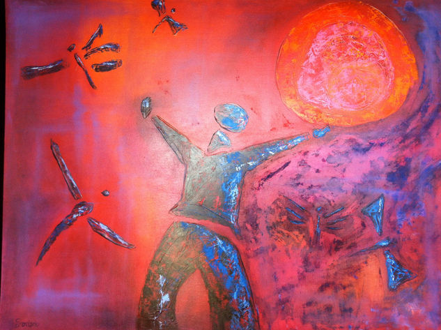 Libertad Óleo Lienzo Figura