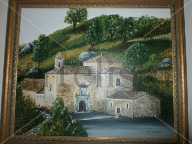 Paisaje ermita Oil Canvas Landscaping