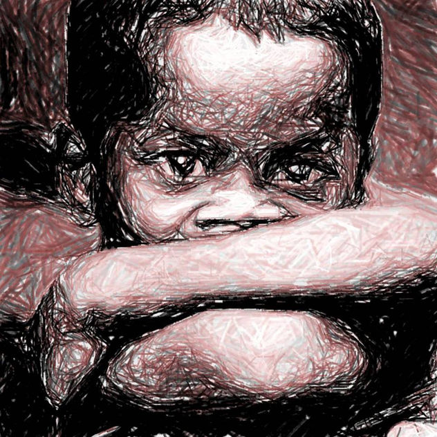ROSTRO DE NIÑO DE LA CALLE 5