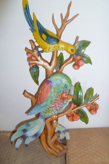 Panel recortado (Aves Peruanas) Wood Figurative