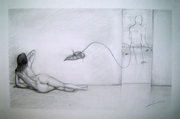 Añoranza Graphite Paper Nude Paintings