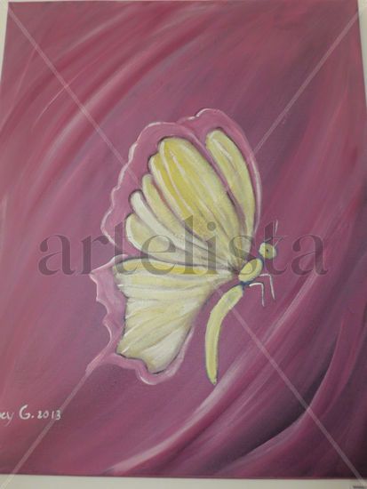 Mariposa Acrylic Canvas Figure Painting