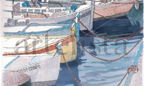 Gallent pinta Blanes